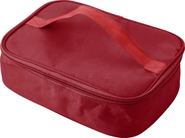 Milo Plastic lunchbox in cooler bag Milo red