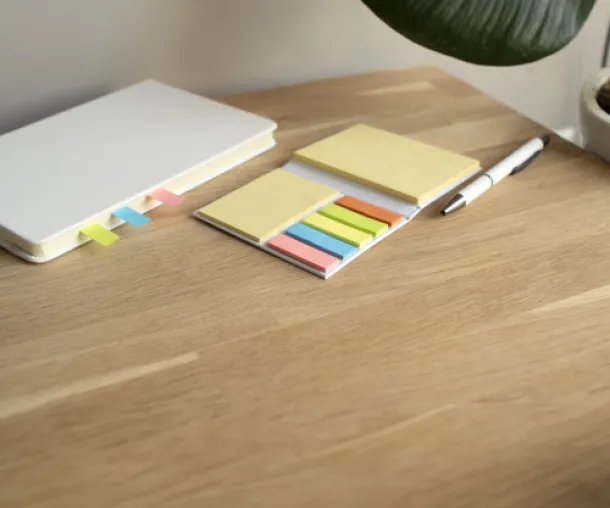 DUKE Cardboard holder with sticky notes