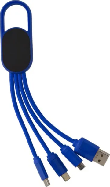 Idris 4-in-1 Charging cable set  blue