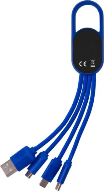 Idris 4-in-1 Charging cable set  blue