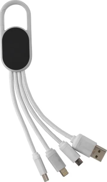 Idris 4-in-1 Charging cable set  Bijela