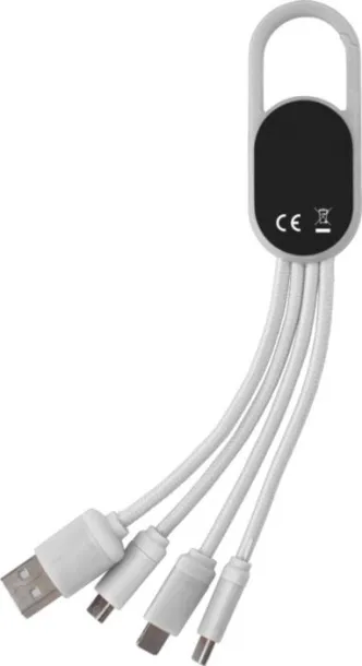 Idris 4-in-1 Charging cable set  white