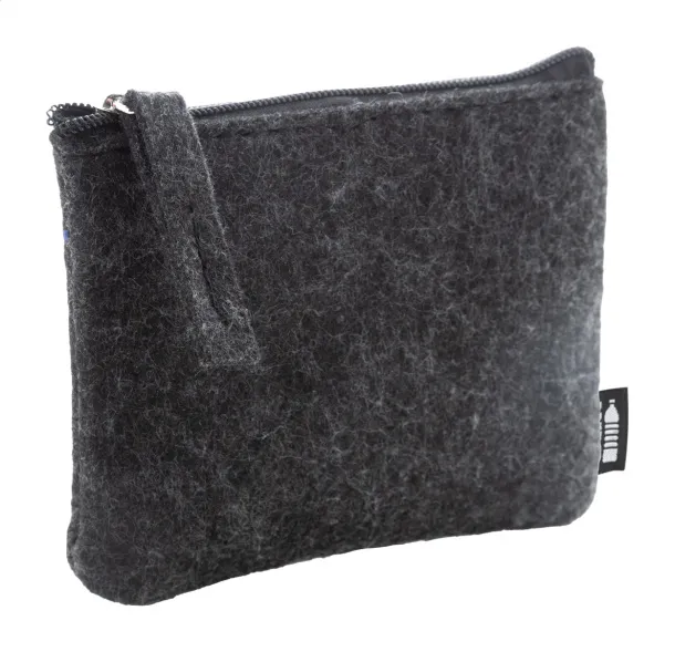 Refelt Money RPET felt purse Dark grey