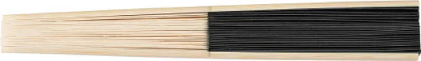 ELIO Bamboo hand held fan black