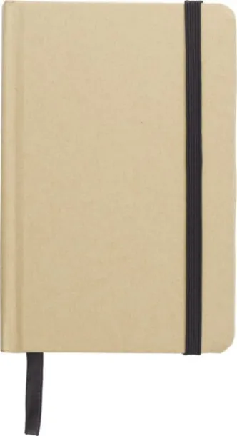 John Recycled paper notebook (A6)  Crna
