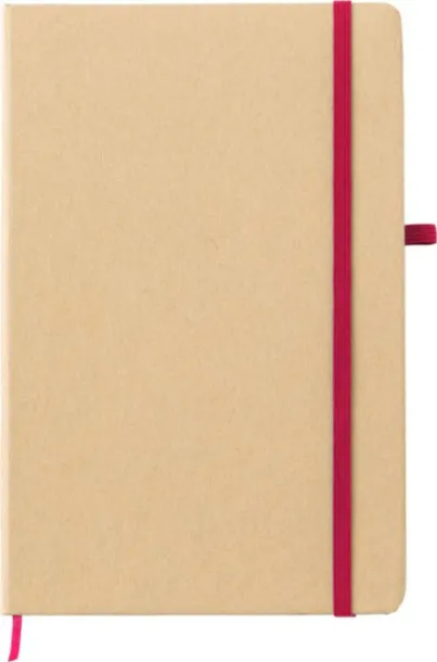 Cora notes od kamenog papira, A5 Crvena