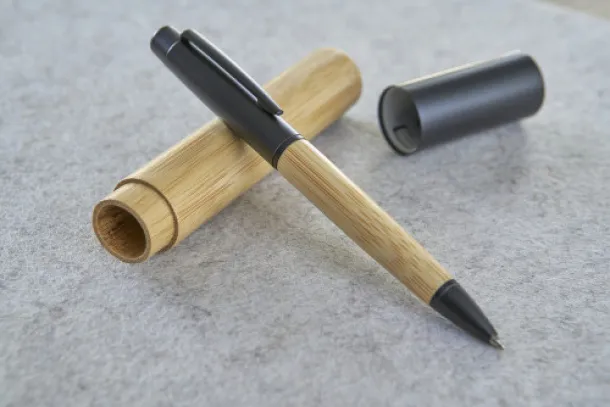 Anke Stainless steel twist ballpen Crna