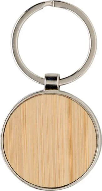 Tillie Bamboo and metal key chain  bamboo