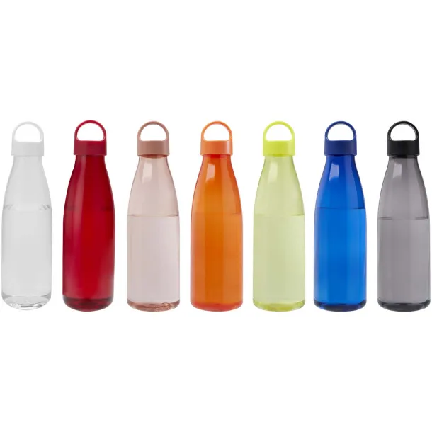 Bergen 800 ml recycled plastic water bottle - Unbranded White