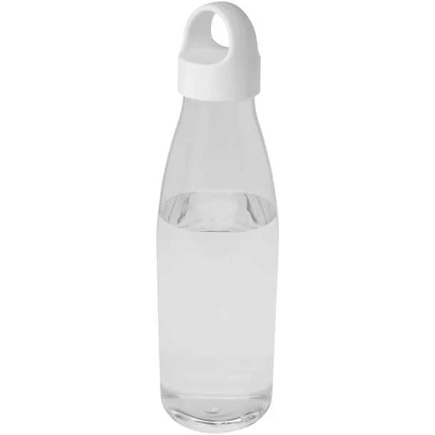 Bergen 800 ml recycled plastic water bottle - Unbranded White