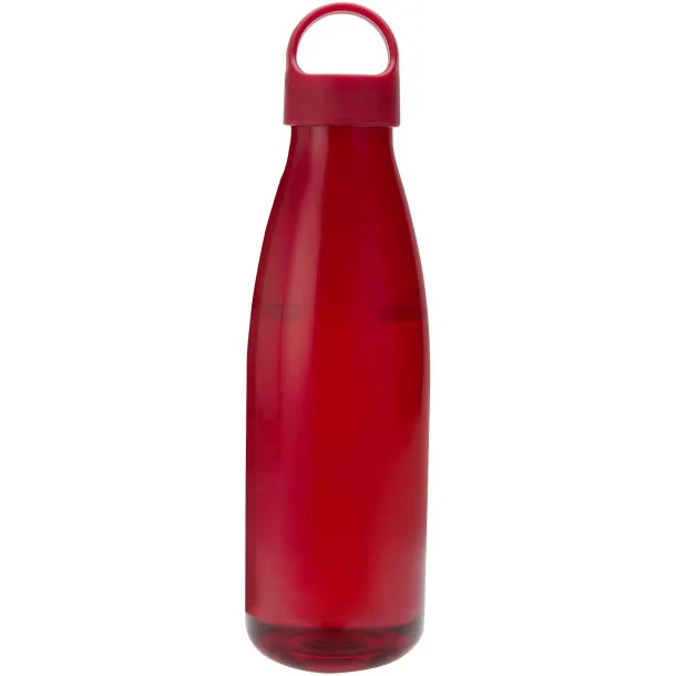 Bergen 800 ml recycled plastic water bottle Red