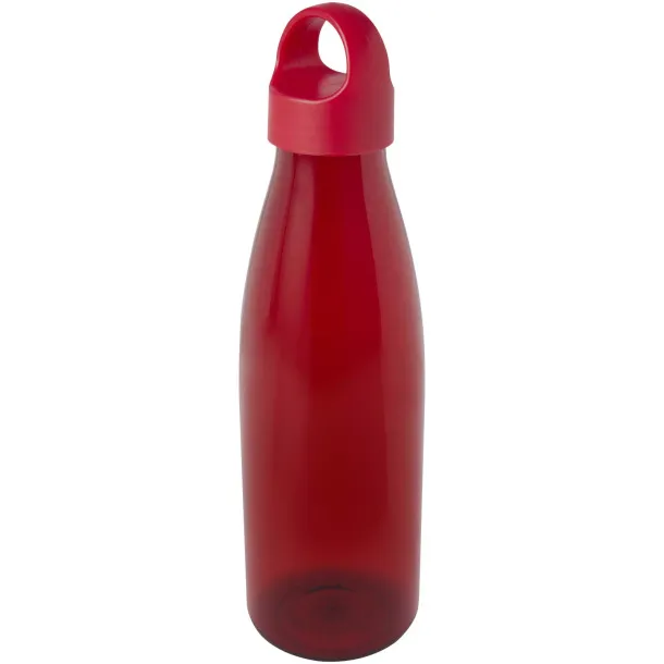 Bergen 800 ml recycled plastic water bottle Red