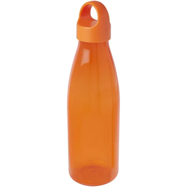 Bergen 800 ml recycled plastic water bottle Orange