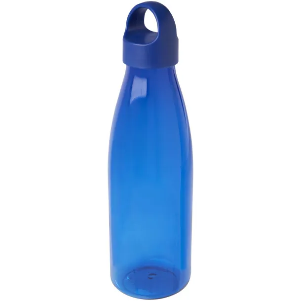 Bergen 800 ml recycled plastic water bottle Royal blue