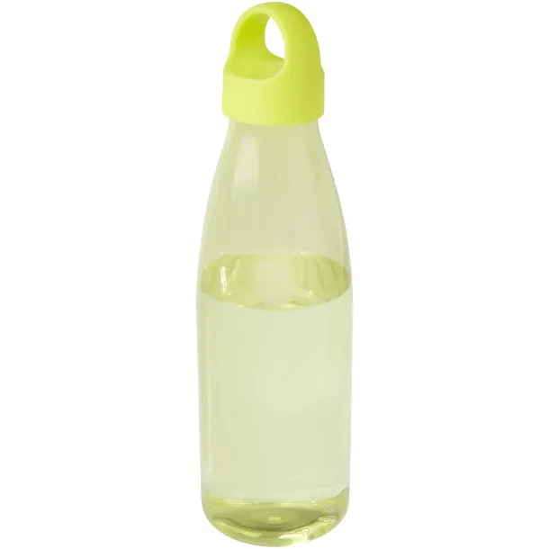 Bergen 800 ml recycled plastic water bottle Lime