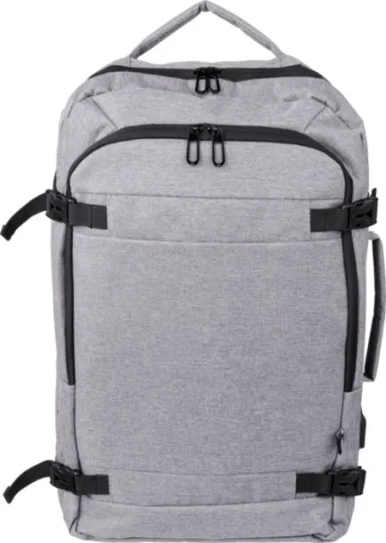 MALCOLM rPET poliesterski (300D) ruksak, 17" light grey