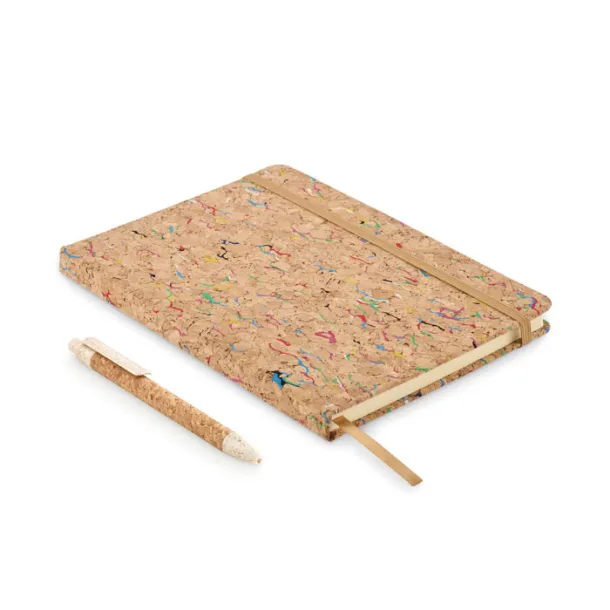 CORNOTA A5 cork coloured notebook Beige