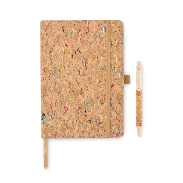 CORNOTA A5 cork coloured notebook Beige