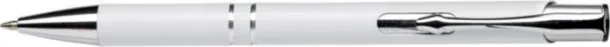 Kamari Recycled aluminium ballpen  white