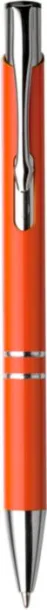 Kamari Recycled aluminium ballpen  orange