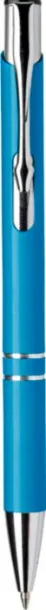 Kamari Recycled aluminium ballpen  light blue