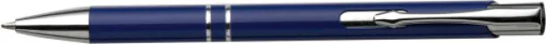 Kamari Recycled aluminium ballpen  cobalt blue