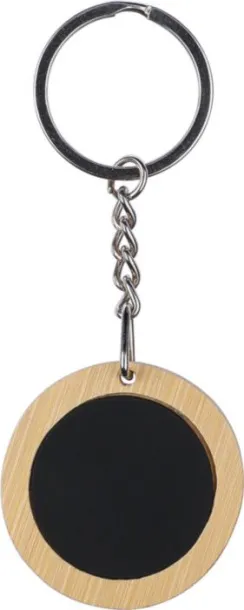 Gene Bamboo keychain Crna