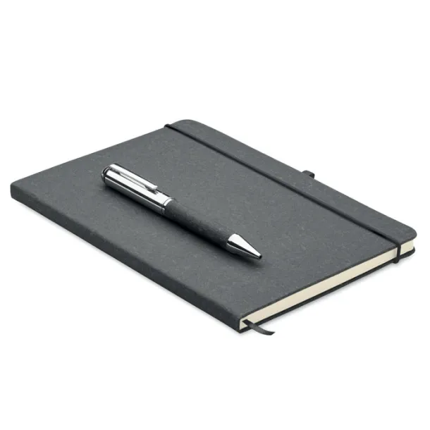 ELEGANOTE Recycled leather notebook set Black