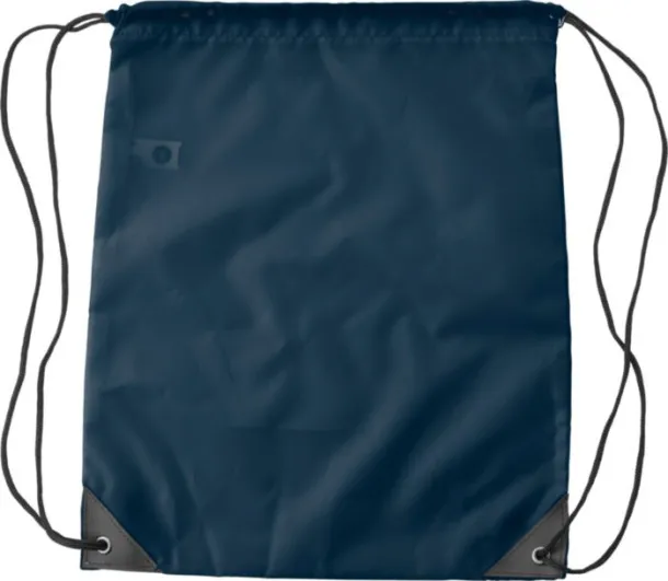 Enrique rPET polyester (190T) drawstring backpack Enrique blue