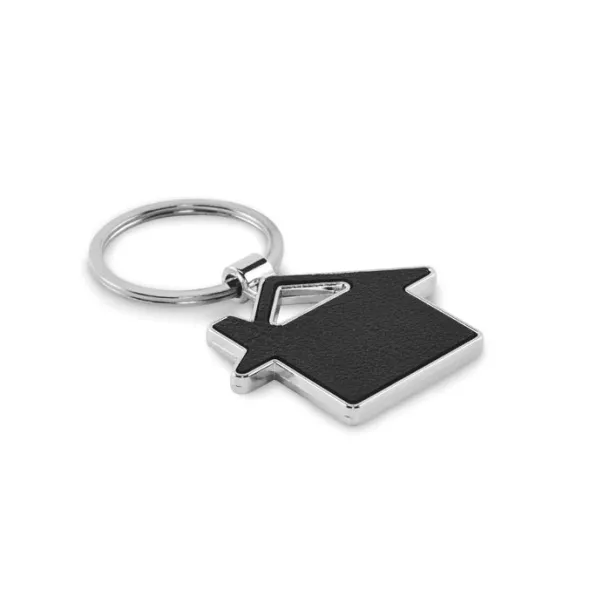 LOUSE House shaped key ring Black