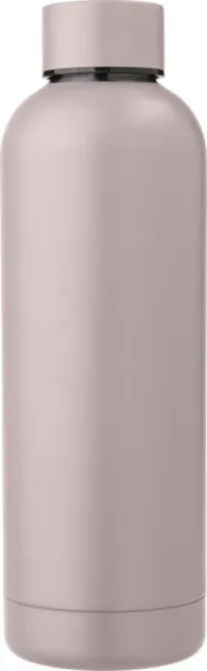 ISAIAH Recycled stainless steel bottle pastel pink