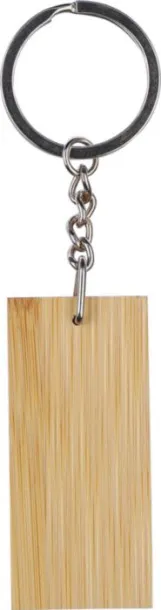 Geoffrey Bamboo keychain Crna