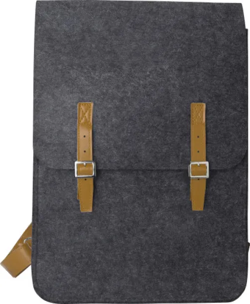 Avery rPET felt backpack  Siva