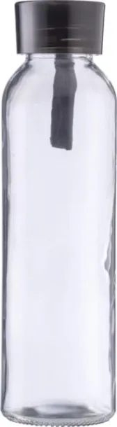 ANOUK Glass drinking bottle (500 ml) Crna