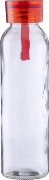 ANOUK Glass drinking bottle (500 ml) Crvena