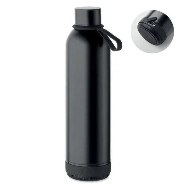 MUSEY Double wall bottle 500ml Black