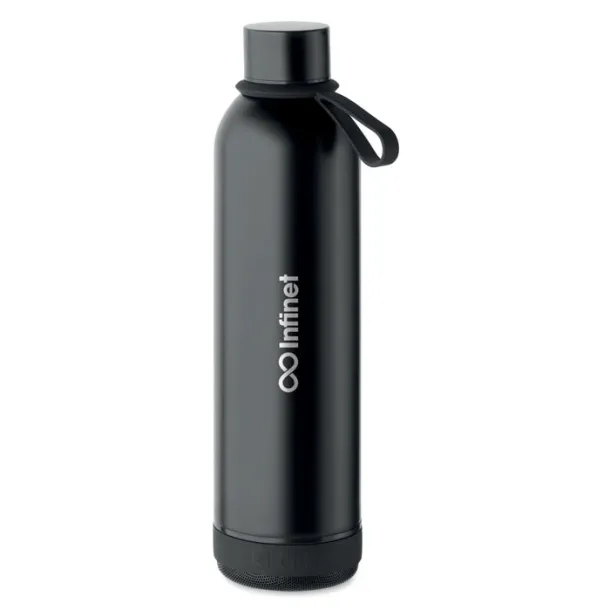 MUSEY Double wall bottle 500ml Black