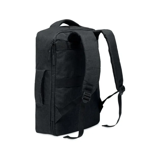 LAUGAR Slim 15 inch laptop backpack Black