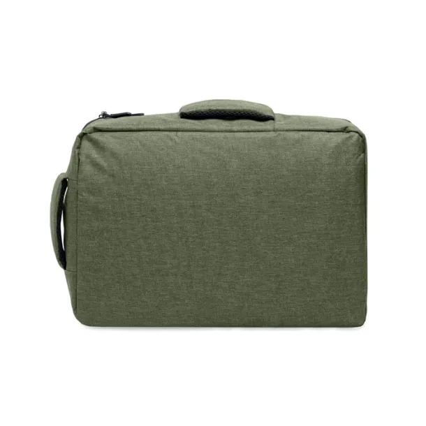 LAUGAR Slim 15 inch laptop backpack army green