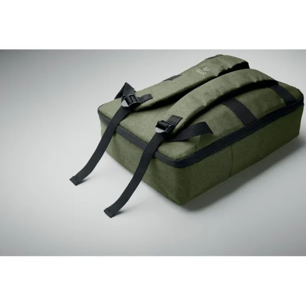 LAUGAR Slim 15 inch laptop backpack army green