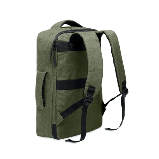 LAUGAR Slim 15 inch laptop backpack army green