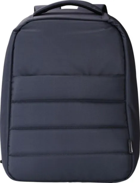 Calliope rPET polyester (300D) anti-theft laptop backpack  Plava