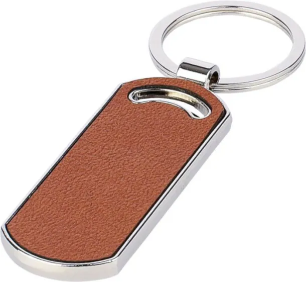 JILL Recycled leather keychain