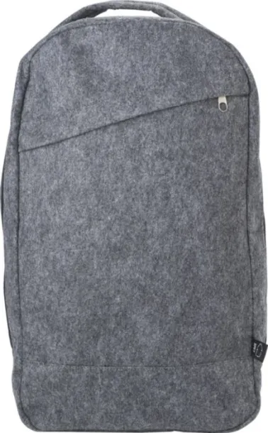 Eleanor rPET felt backpack  grey