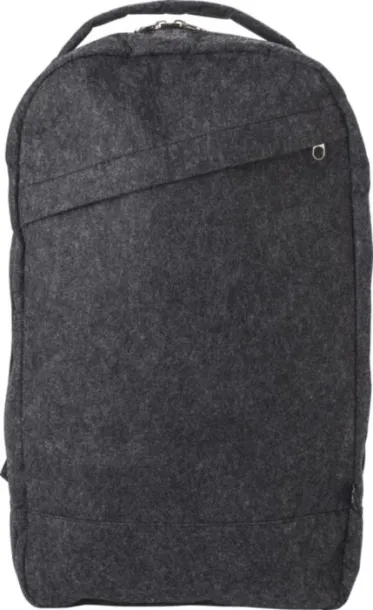 Eleanor rPET felt backpack  dark grey