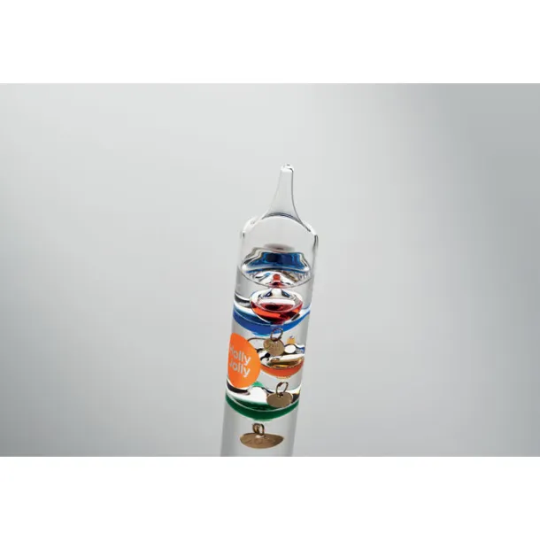 GALI Galileo thermometer glass 28cm Transparent