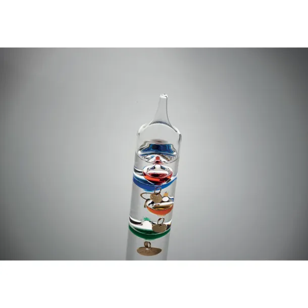 GALI Galileo thermometer glass 28cm Transparent