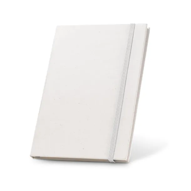 MILKY A5 notepad made from recycled milk cartons White