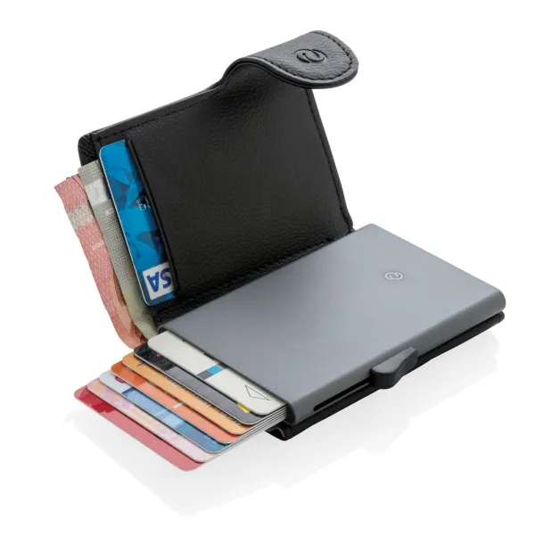  c-secure novčanik i držač kartica s RFID zaštitom od skeniranja Crna
