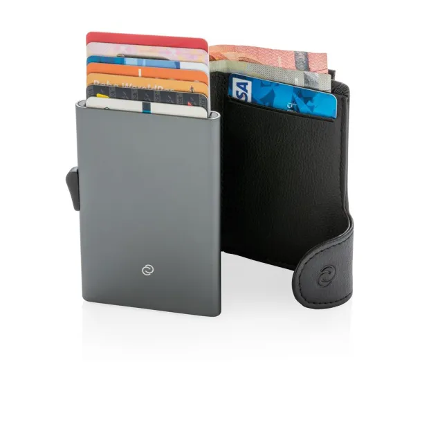  C-Secure RFID cardholder & coin/key wallet Black